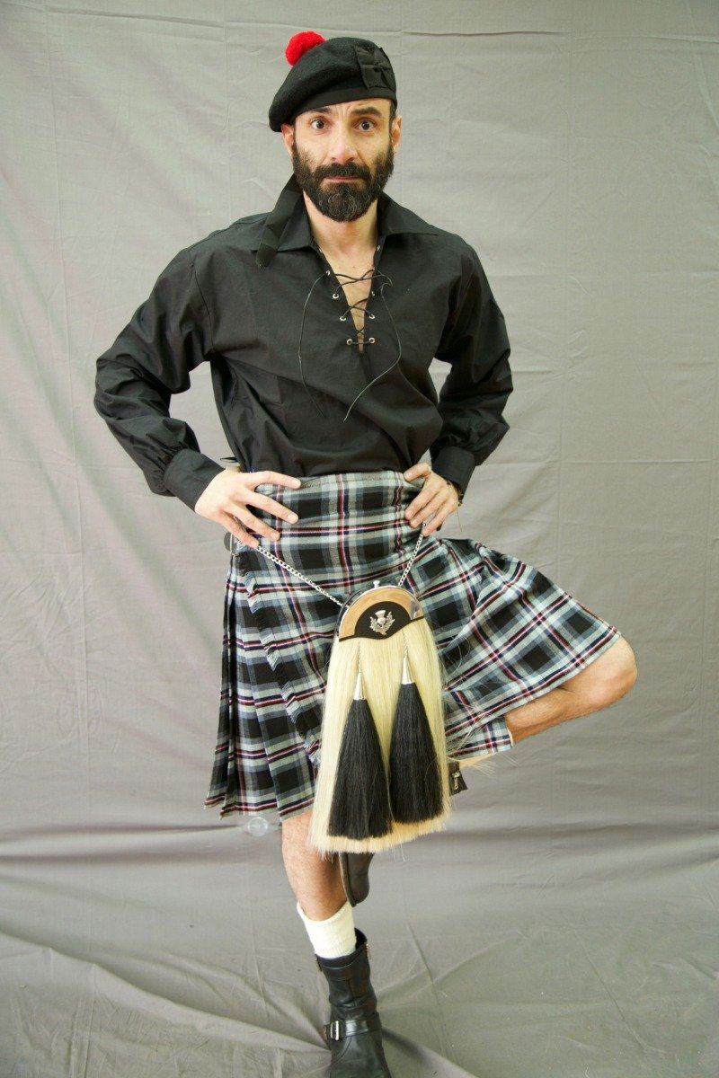 Buy iron horse tartan kilt