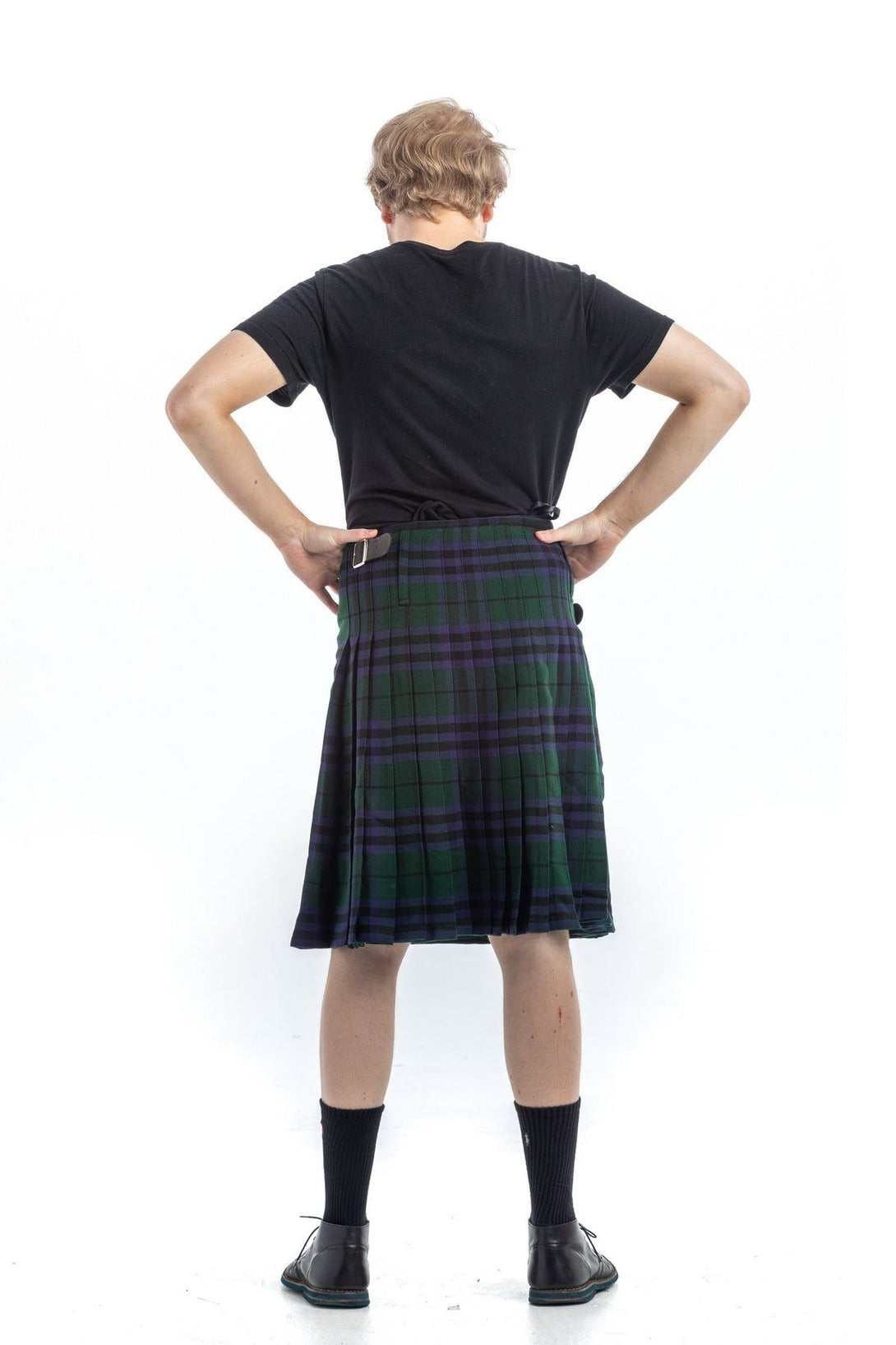 KEITH TARTAN KILT - Back side view