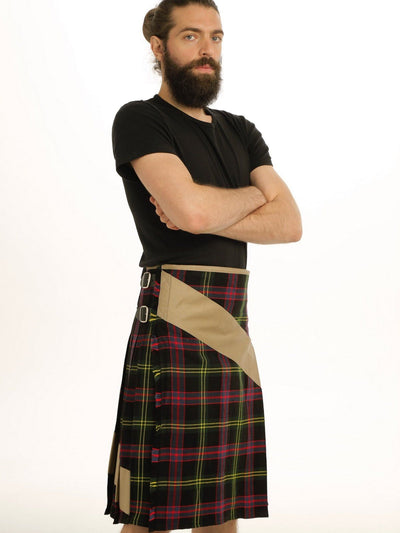 Khaki Belt Hybrid Kilt