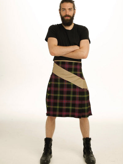 Khaki Belt Hybrid Kilt