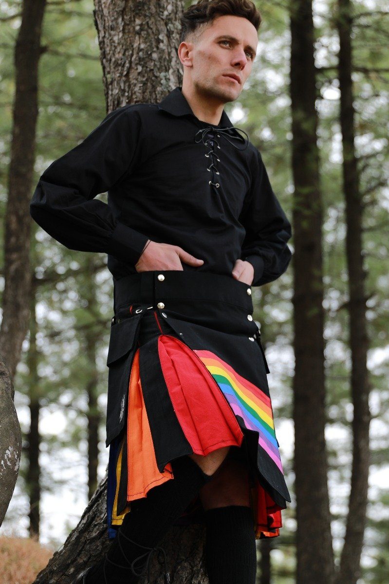 LGBT Gay Pride Kilt-right-2