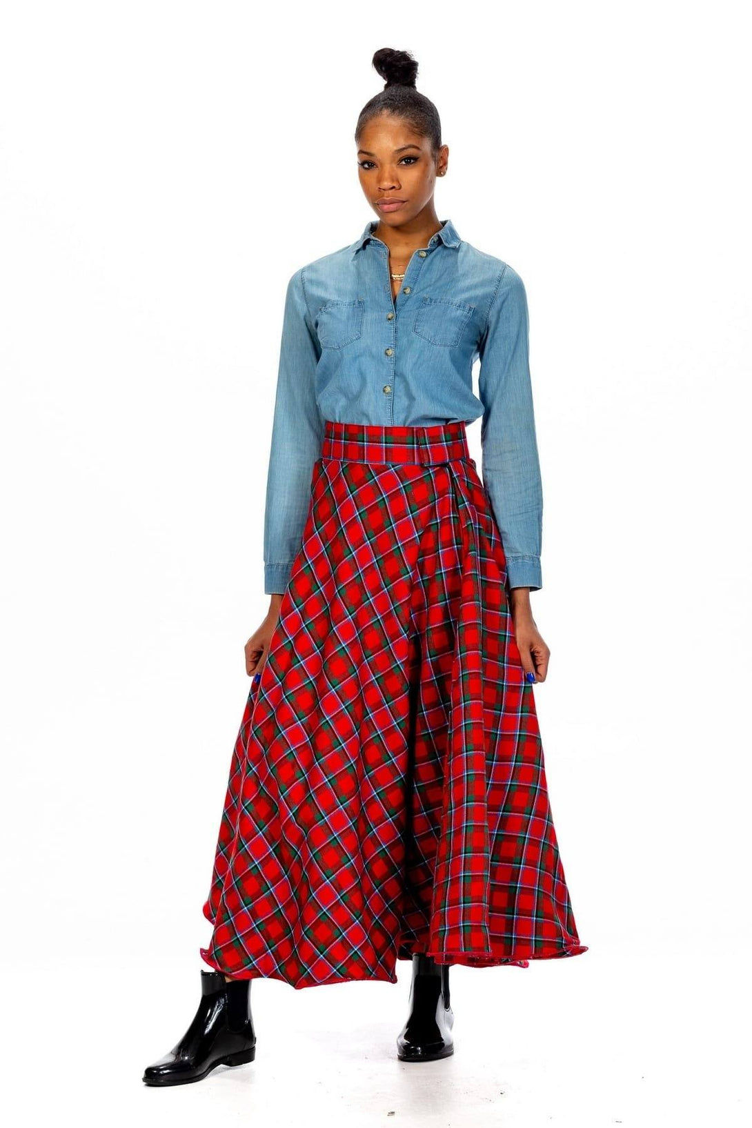 Florence Long Tartan Skirt | Scottish Kilt