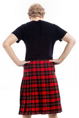 Clan MacGregor Tartan Kilt - Back view