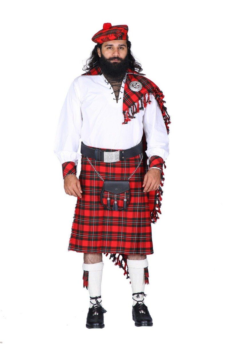 macgregor tartan kilt and outfit