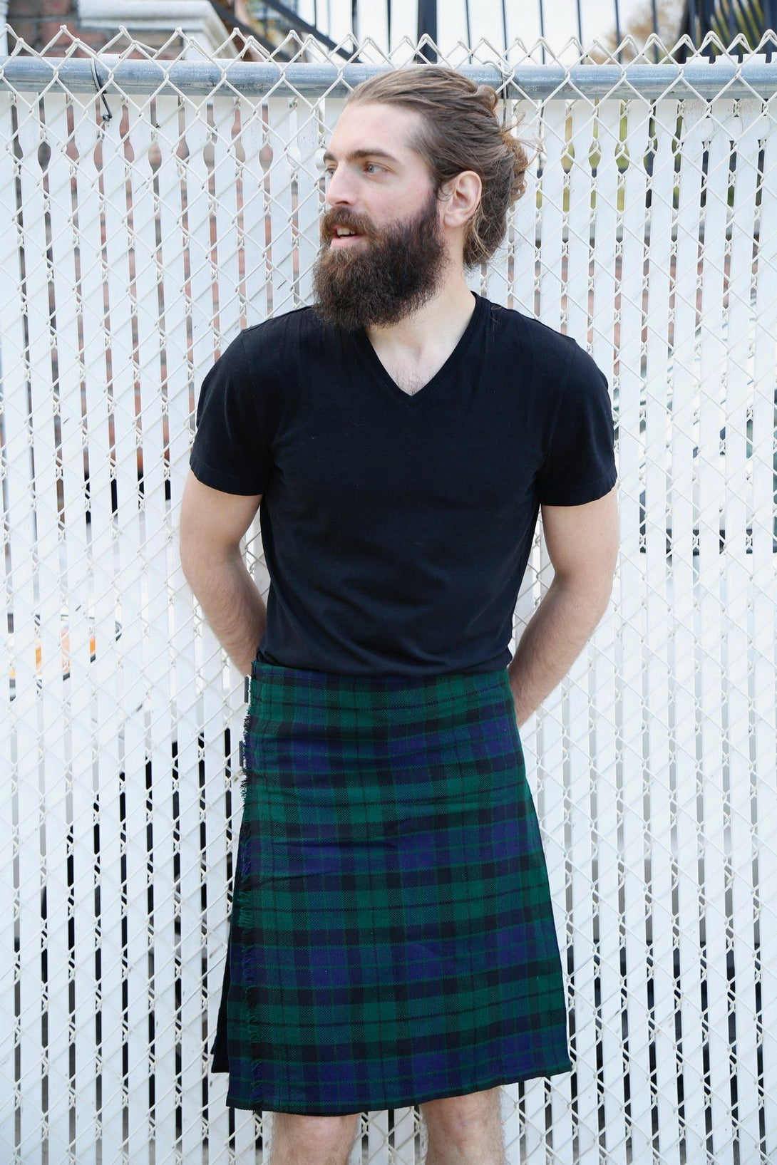 Mackay Tartan Kilt - Front view