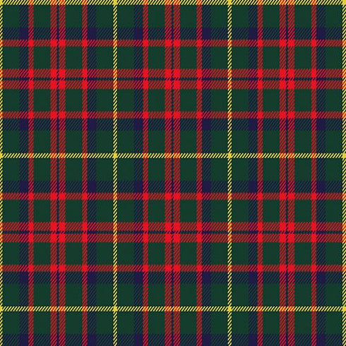 MacKintosh Hunting Weathered Tartan Crest Leather Tote Bag main image 1