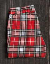 Men's Tartan Shorts - back view