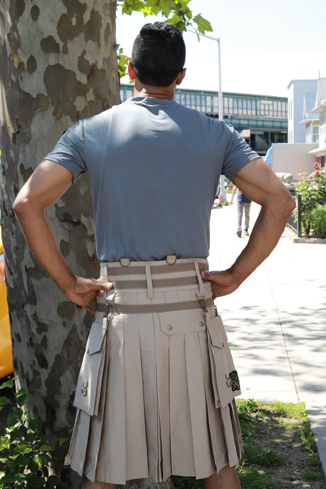 Modern Utility Kilt - Back Side View