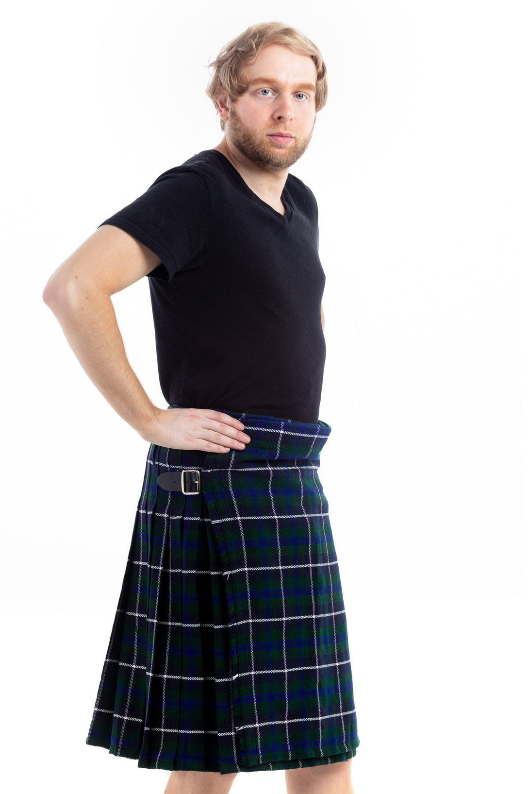 Douglas Tartan Kilt - Left