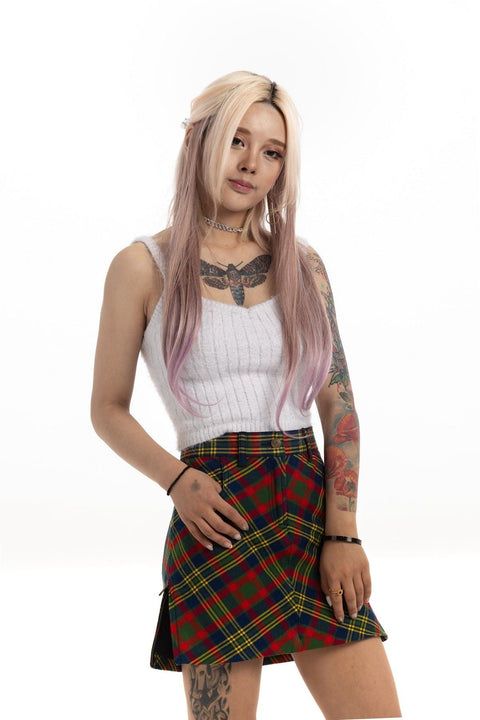 Tartan Mini Skirts for women