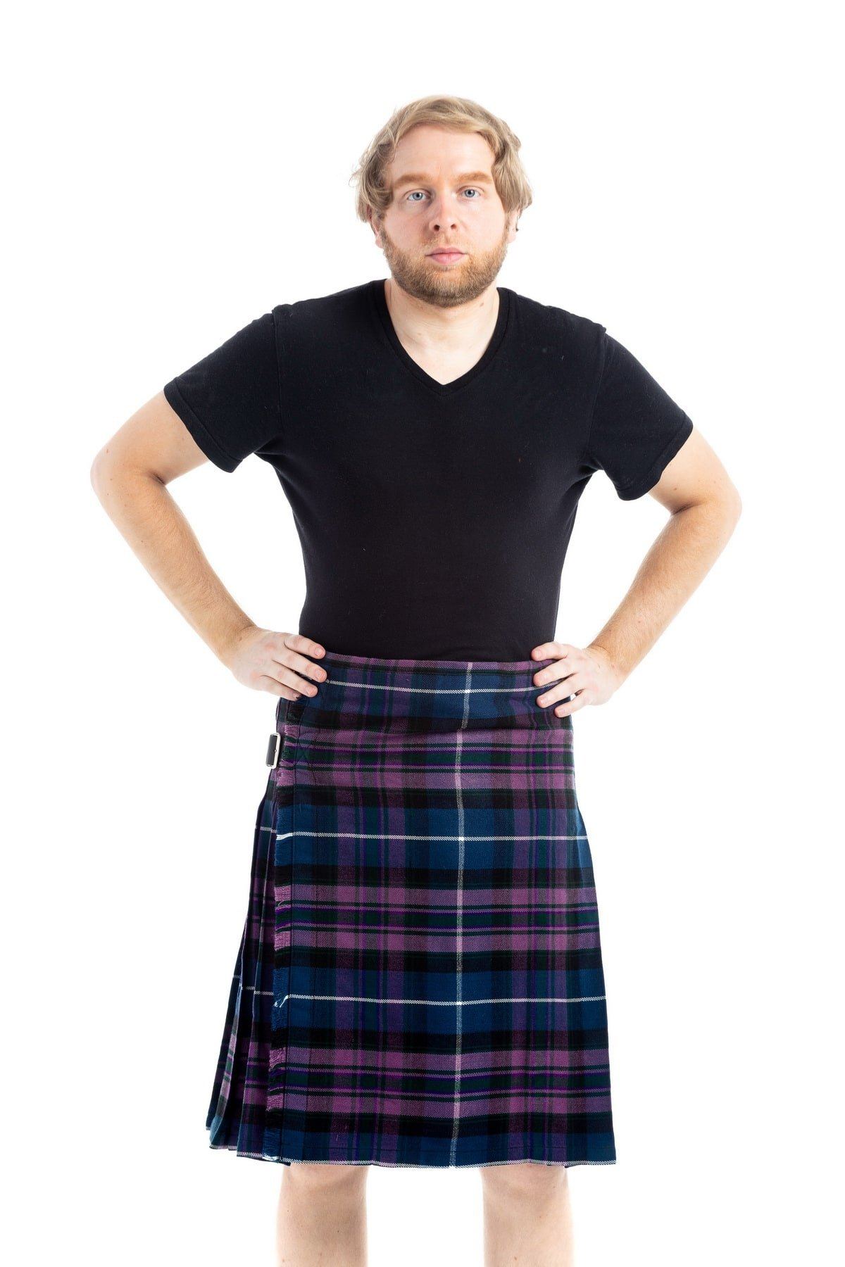 Scottish Kilts for men, Premium Tartan men's kilts Quality 5 yard deals Traditional (Various Clan TARTAN )