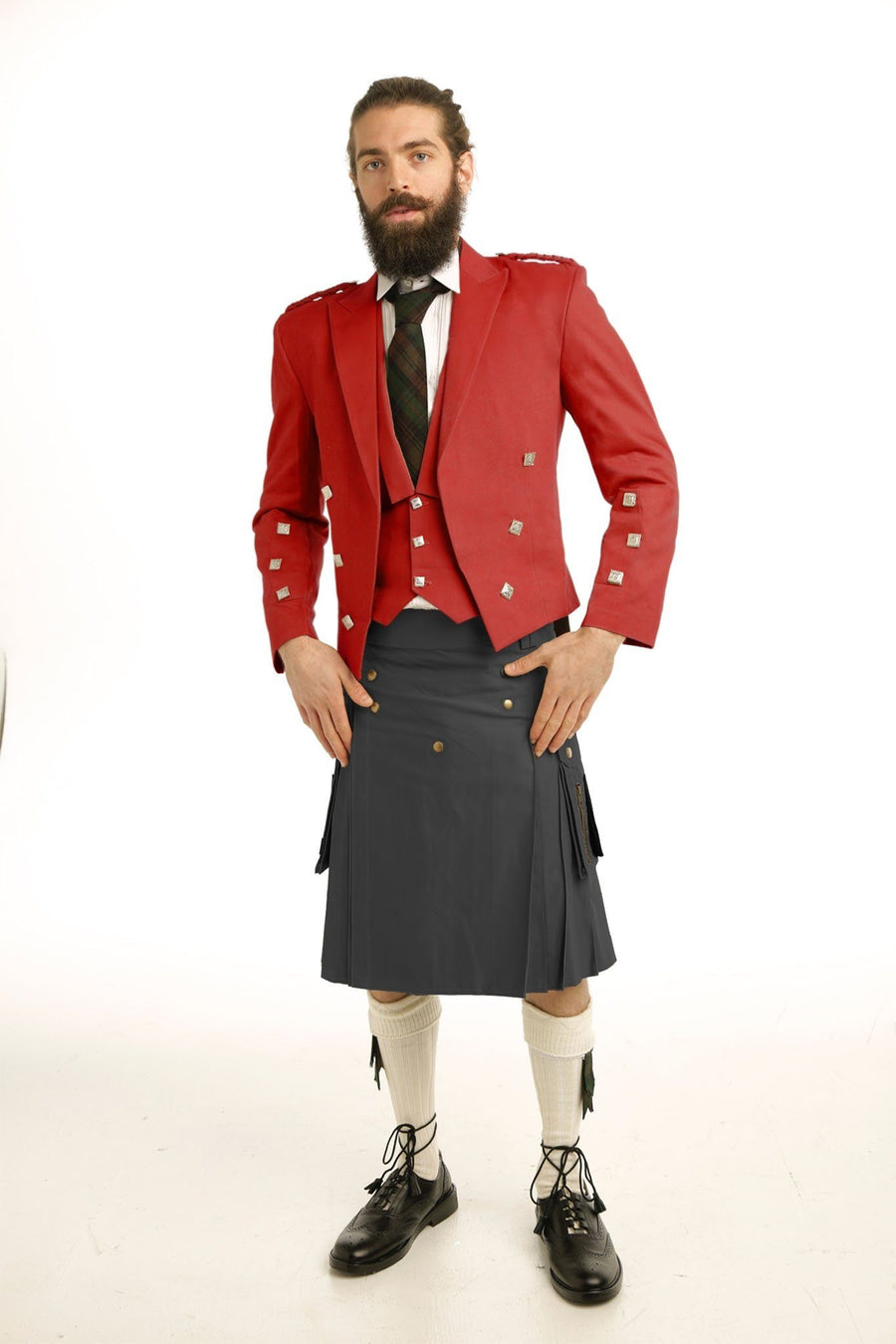 formal dress kilt Iconic Prince Charlie Jacket & Vest – Scottish Kilt