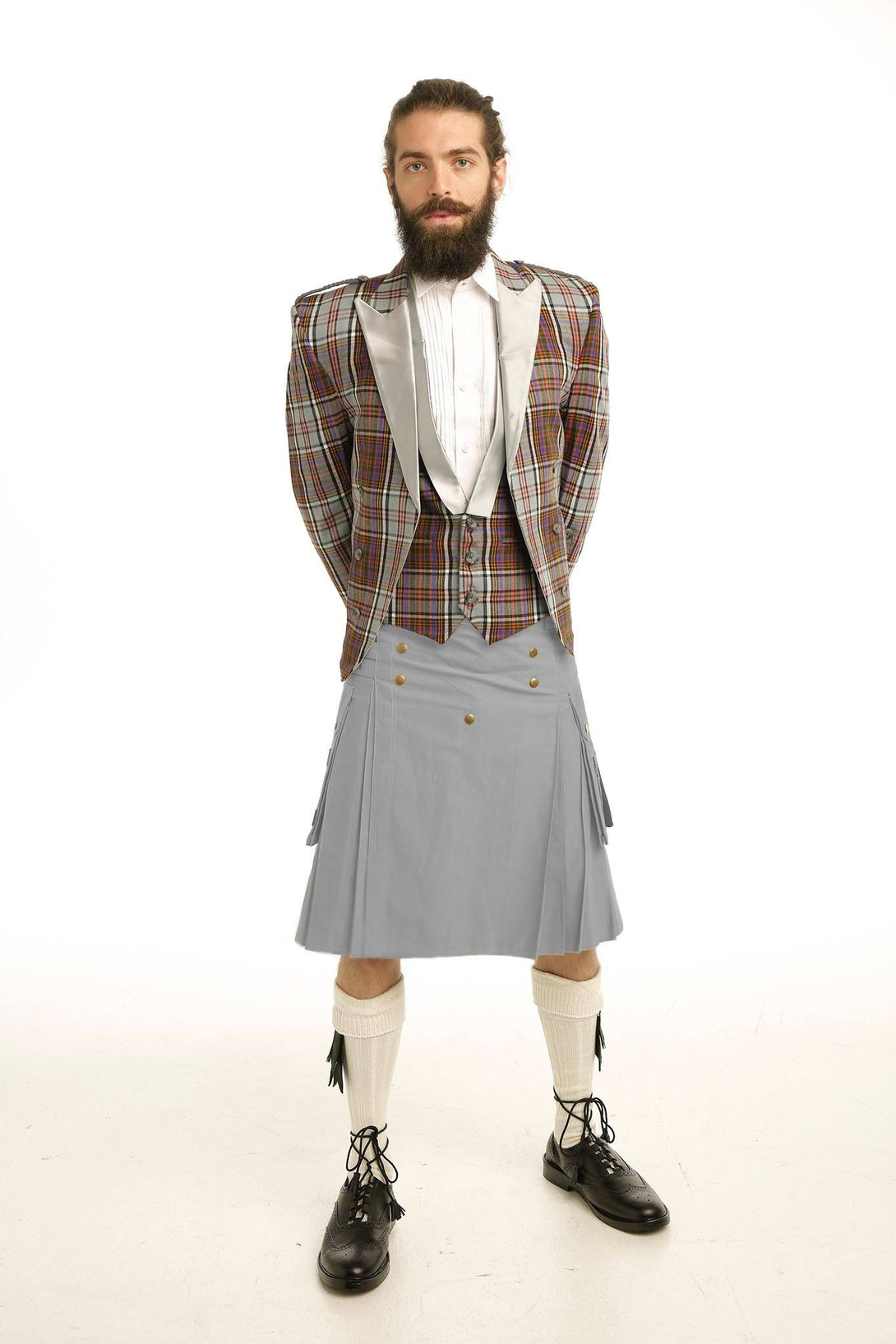 Dual Fabric Kilt Attire