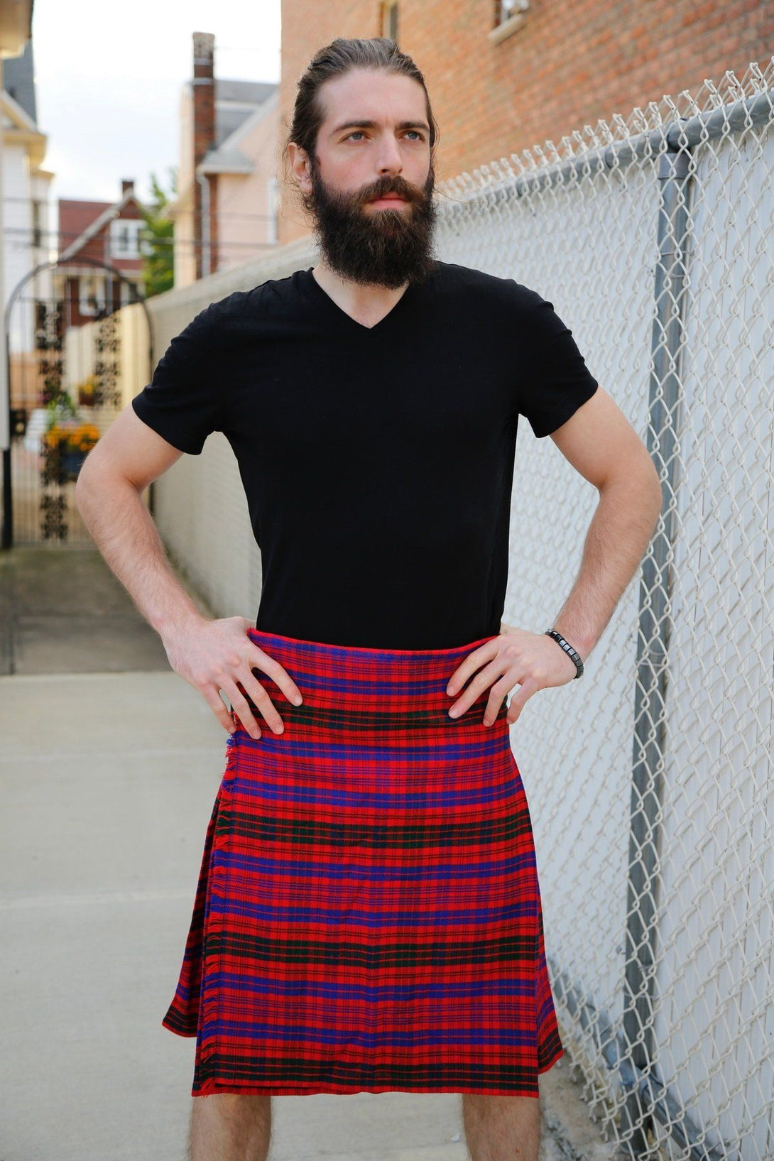 Ross tartan kilt