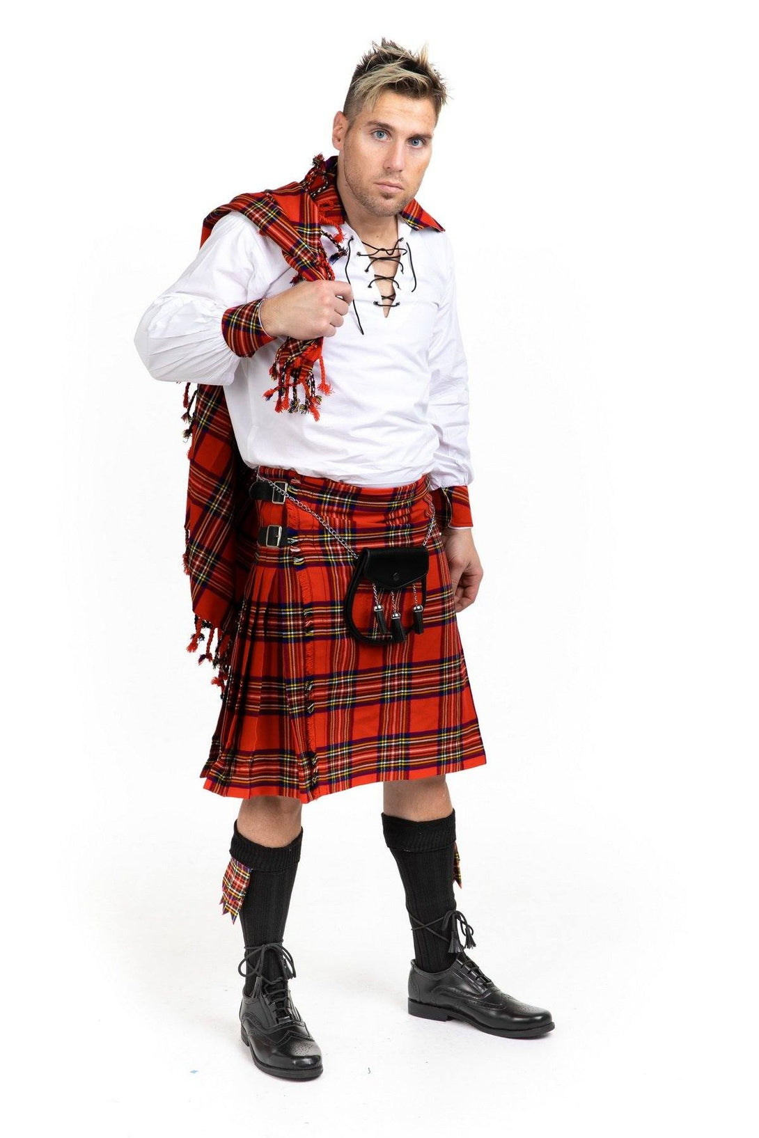 Stewart kilt-front-view