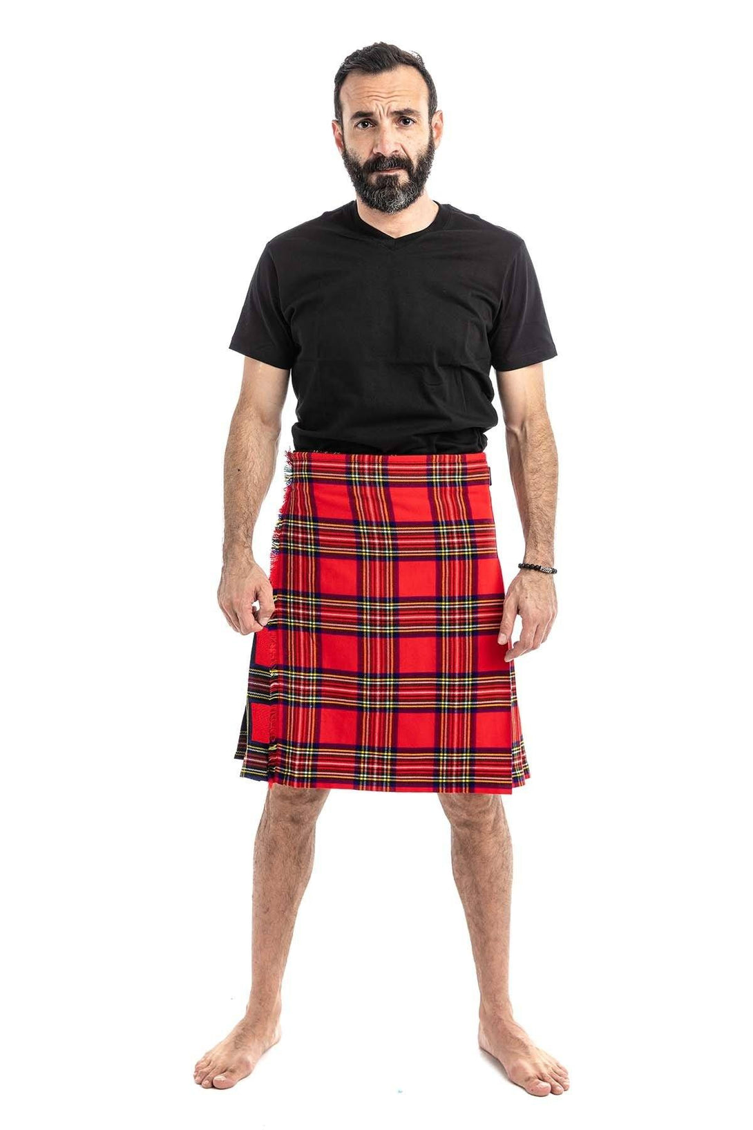 ROYAL STEWART KILT FRONT VIEW