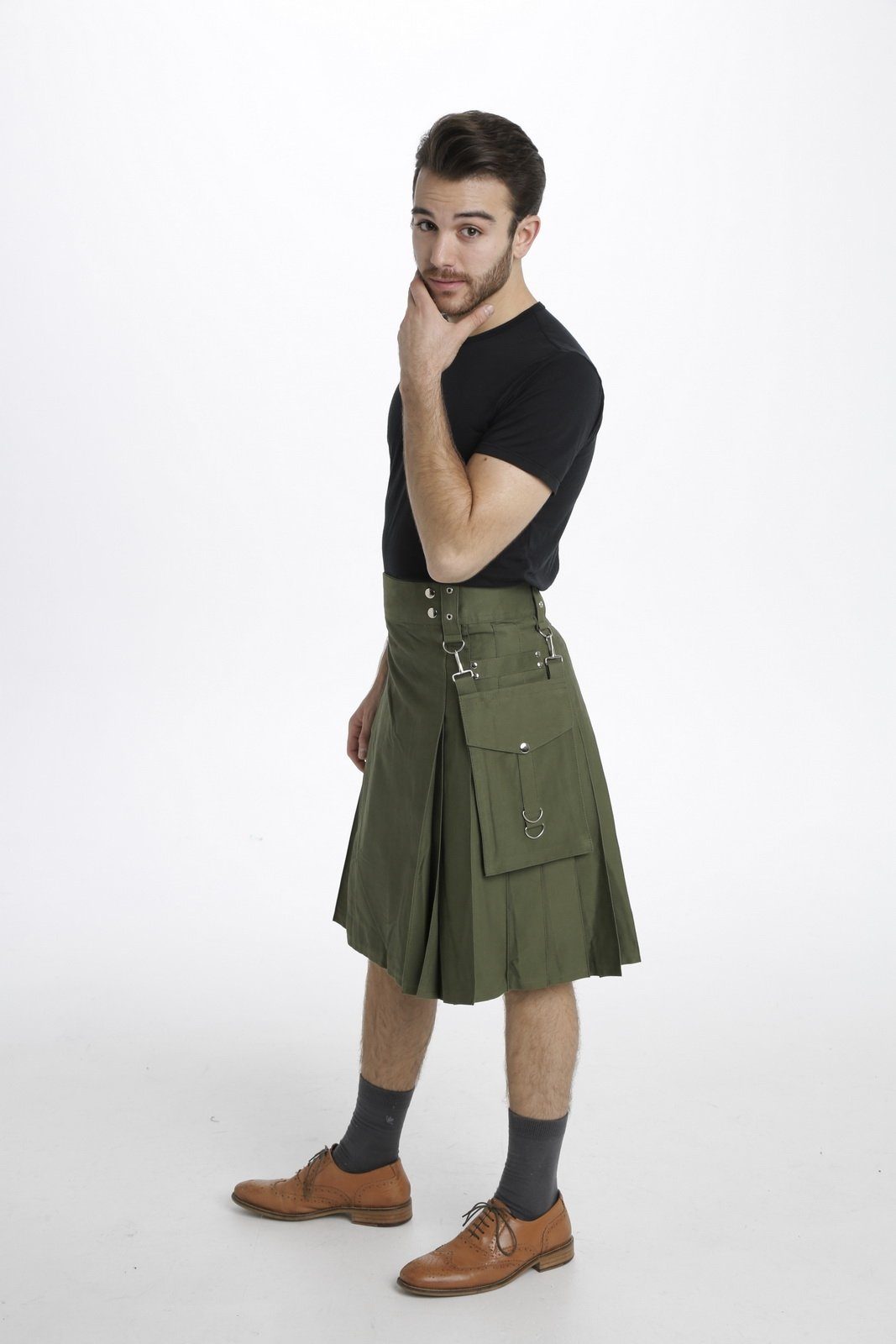 Running Kilt For Sports Men - Left Side View