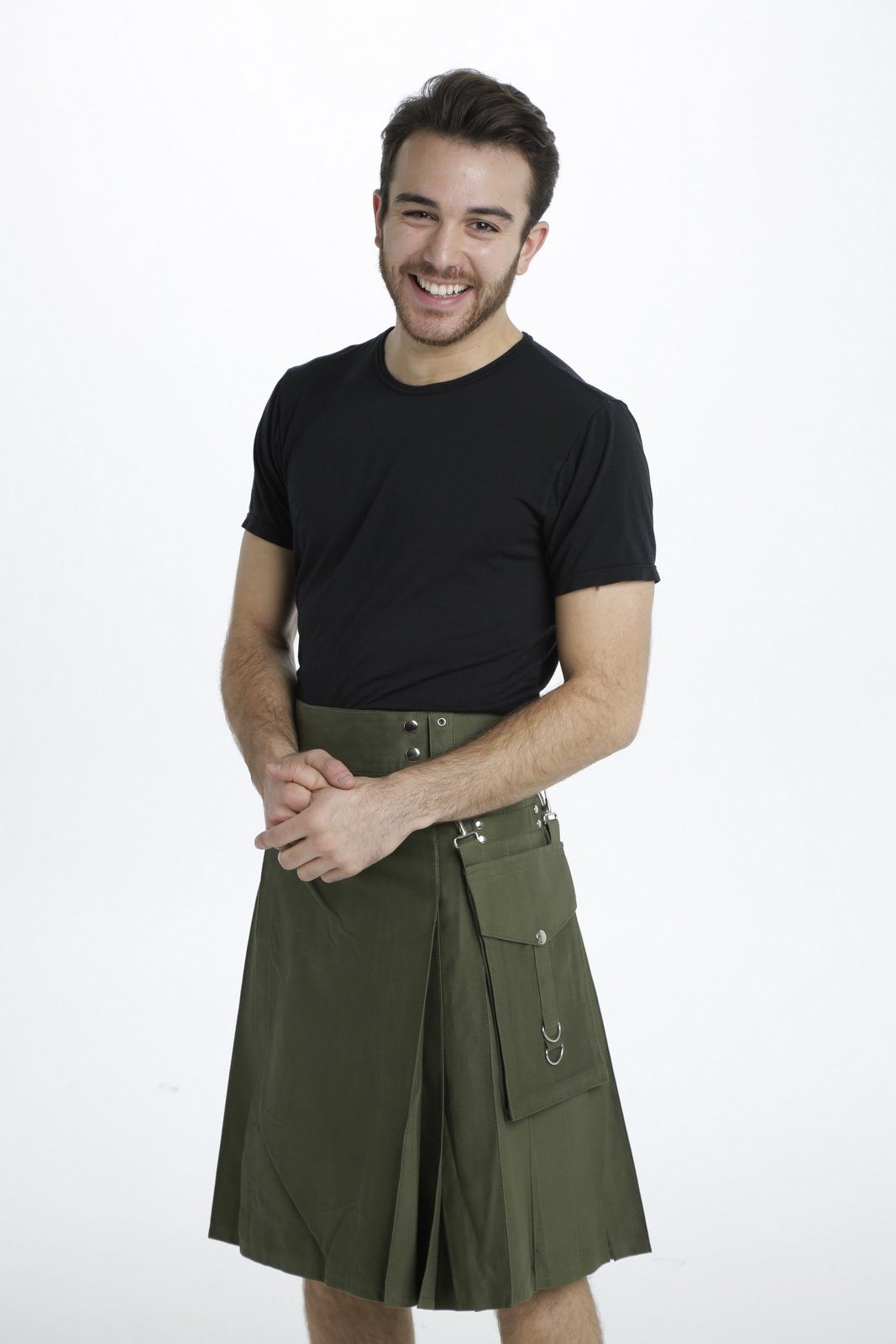 Running Kilt For Sports Men - Front Side View