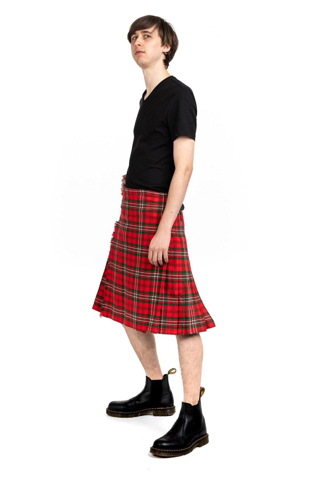 Scott Tartan Kilt - side view