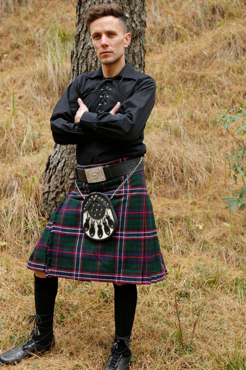 Mens Scottish national tartan kilt