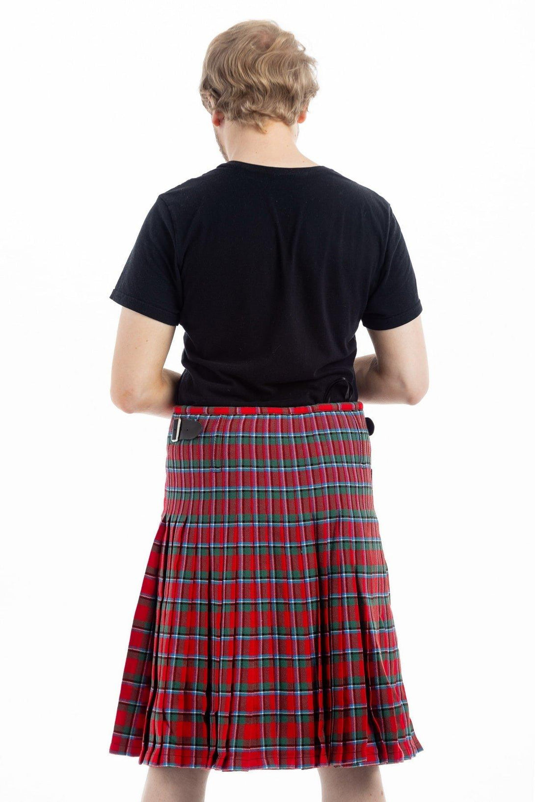 Clan Sinclair Tartan kilt - Back side view