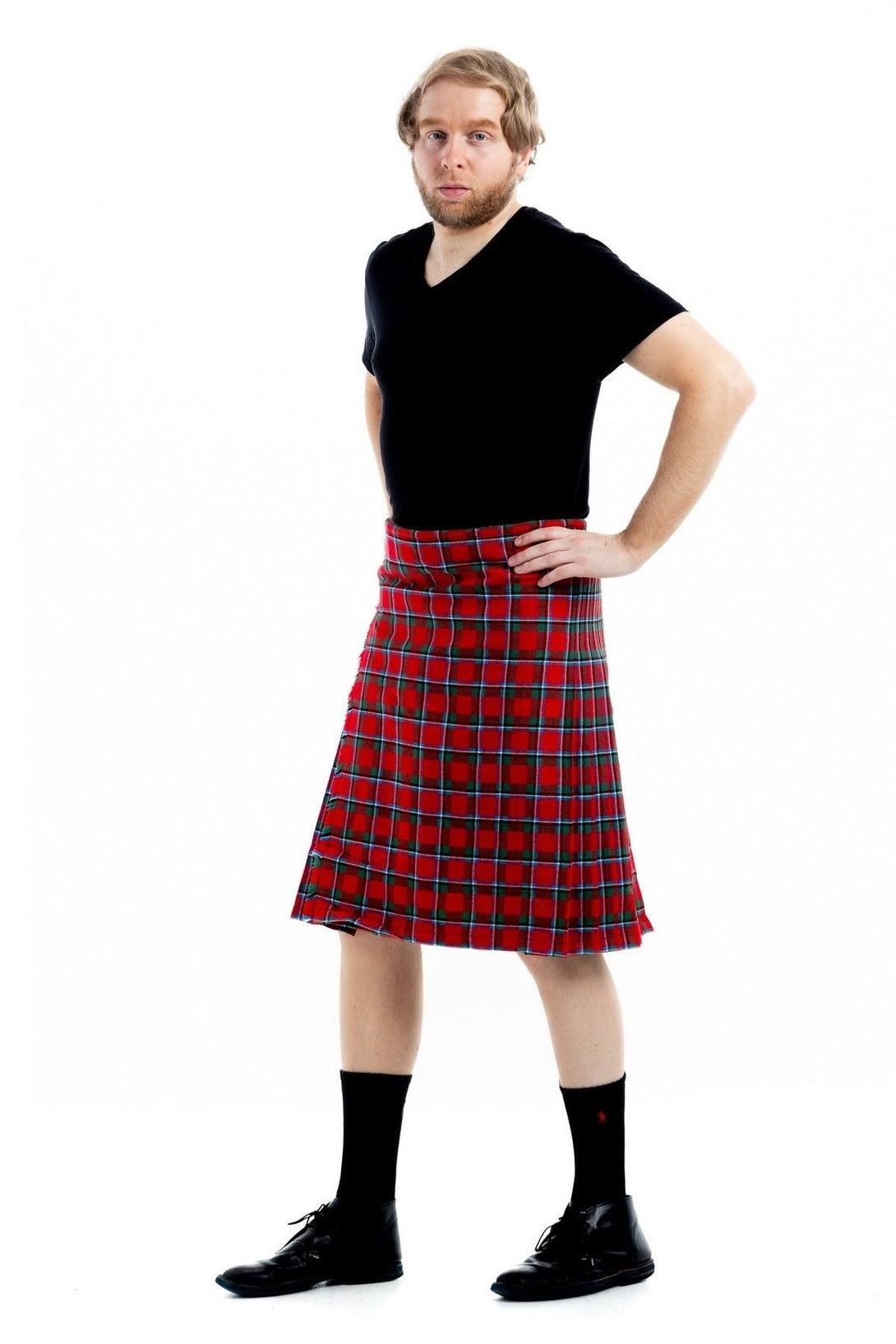 Sinclair Tartan Kilt - Side view