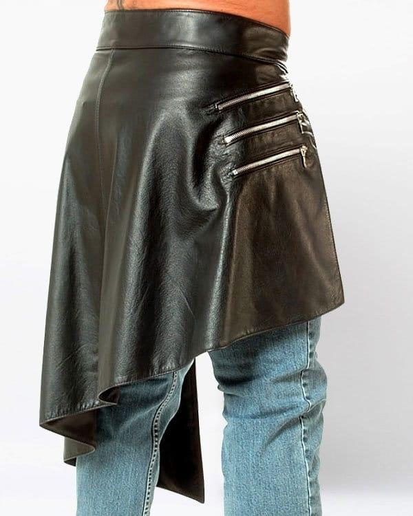 Steampunk Leather Kilt