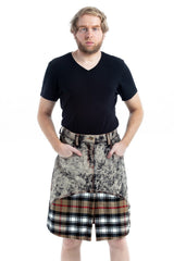 BUY STYLISH DENIM TARTAN KILT 