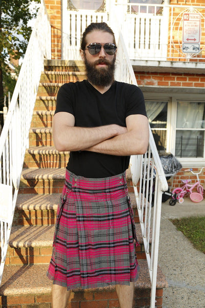 Men's Scottish Utility Kilt Handmade Tartan Kilt Pockets Kilt Available Kilt in shops 37 Tartan