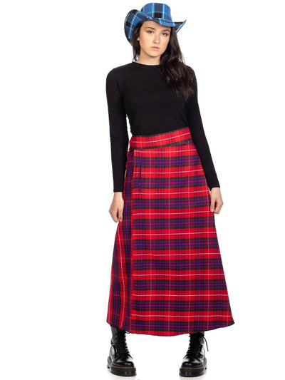 Heritage Wrap Skirt – Adjustable Waist & Modest Drape