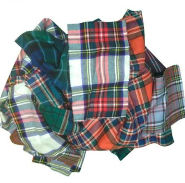 Tartan Off Cuts - Remnants Per KG