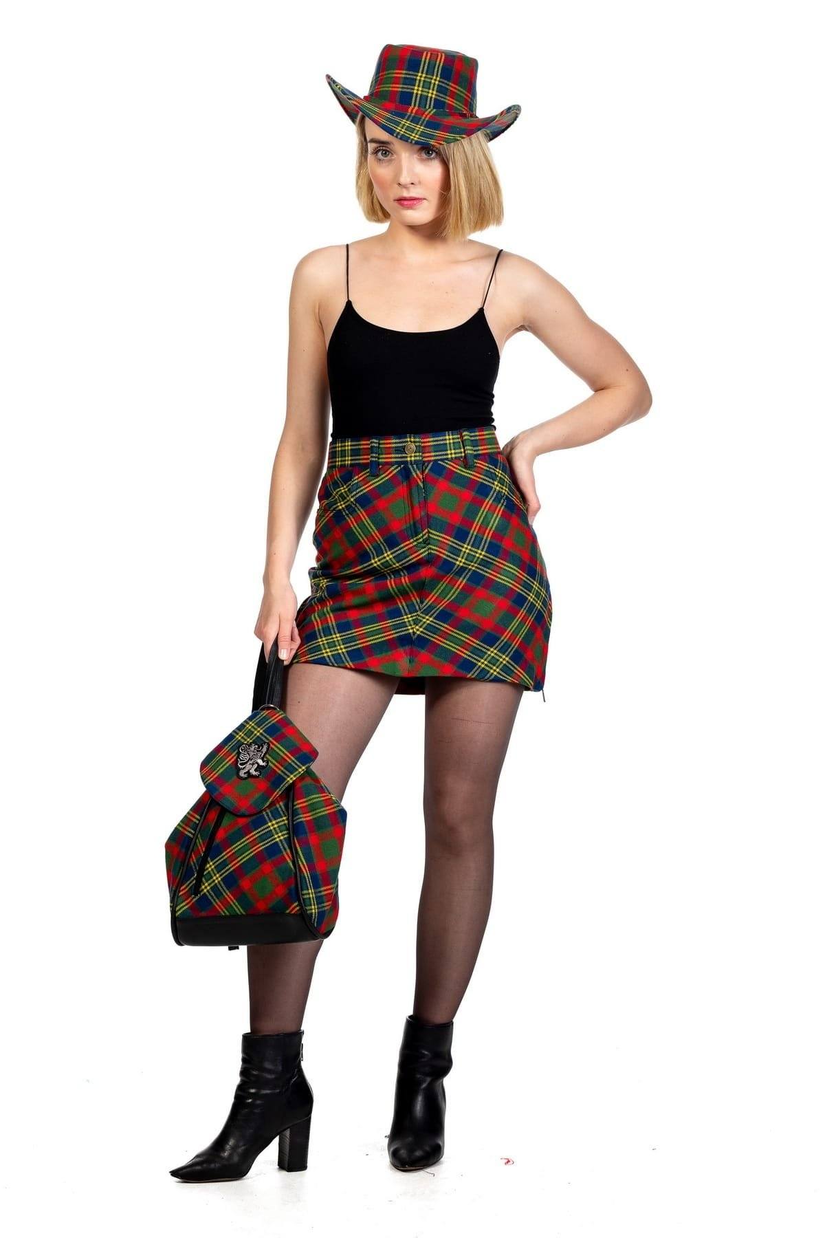 Scottish Clan Ross Tartan Small Crossbody Crossbody Purse Bag Fashion:  Handbags