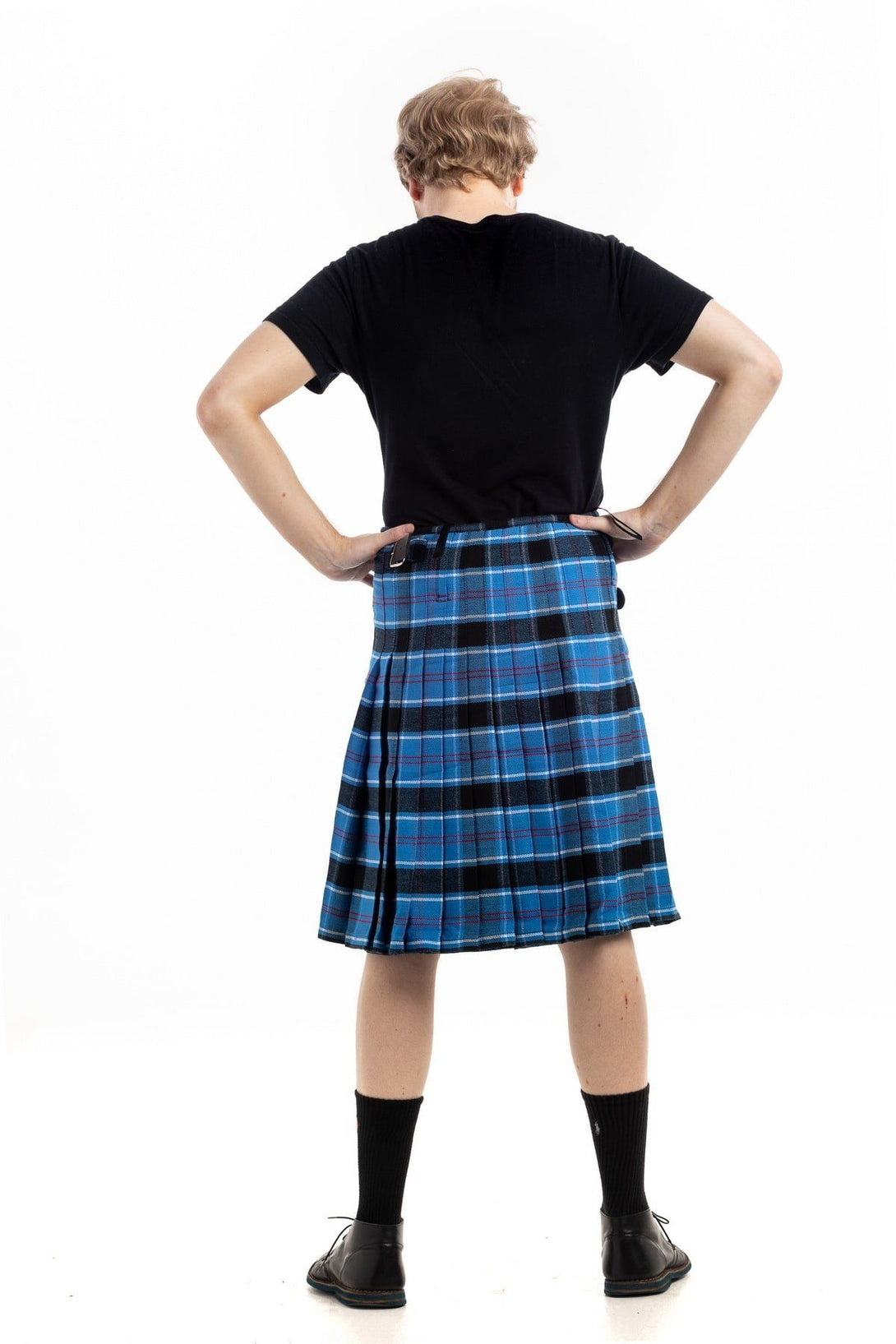 US Navy Tartan Kilt  - Back side view