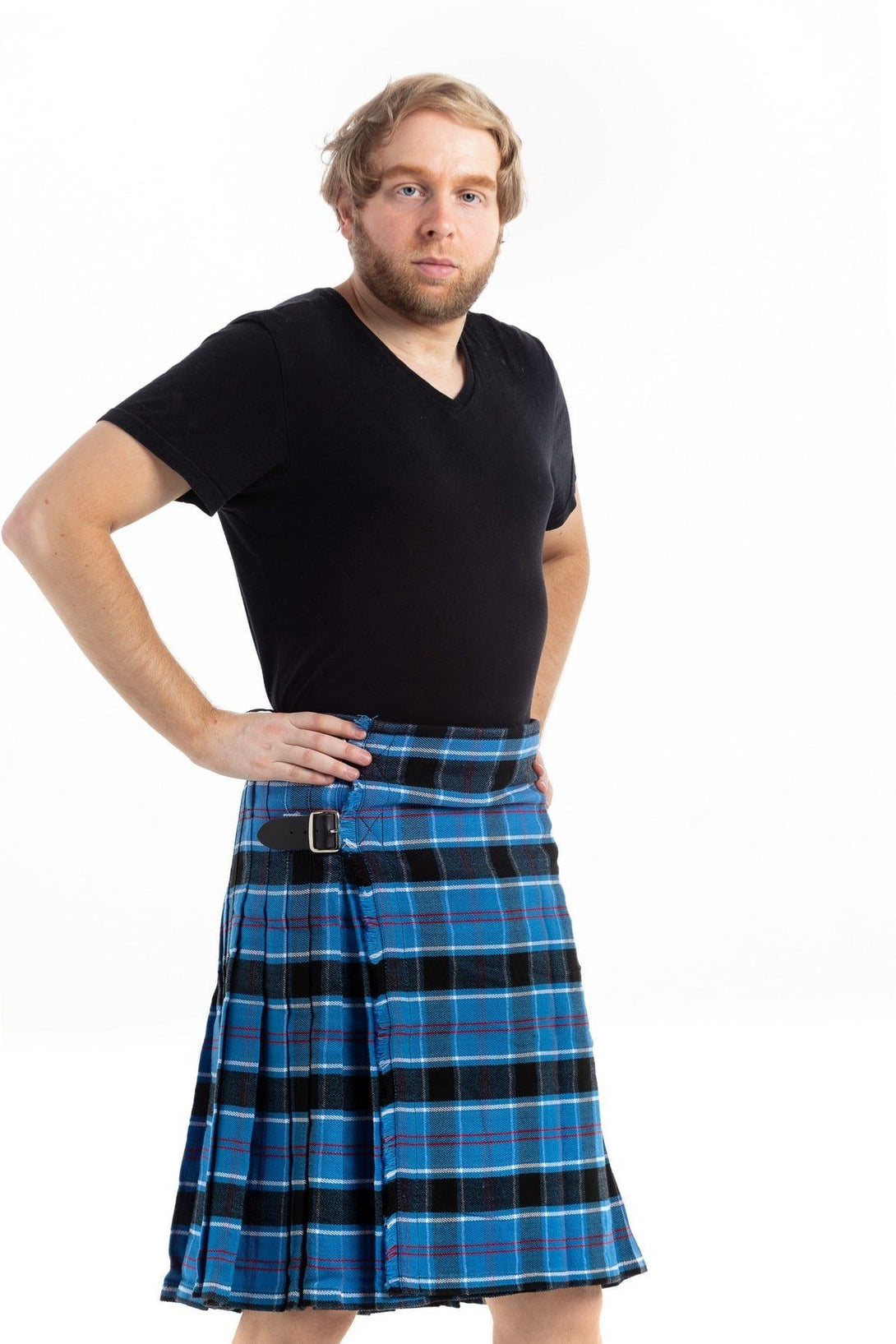 US Navy Tartan kilt - Left Side view