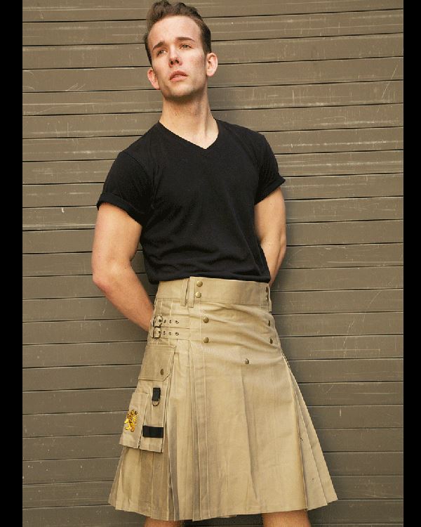 Utility Kilt For Working Men - Front Side View