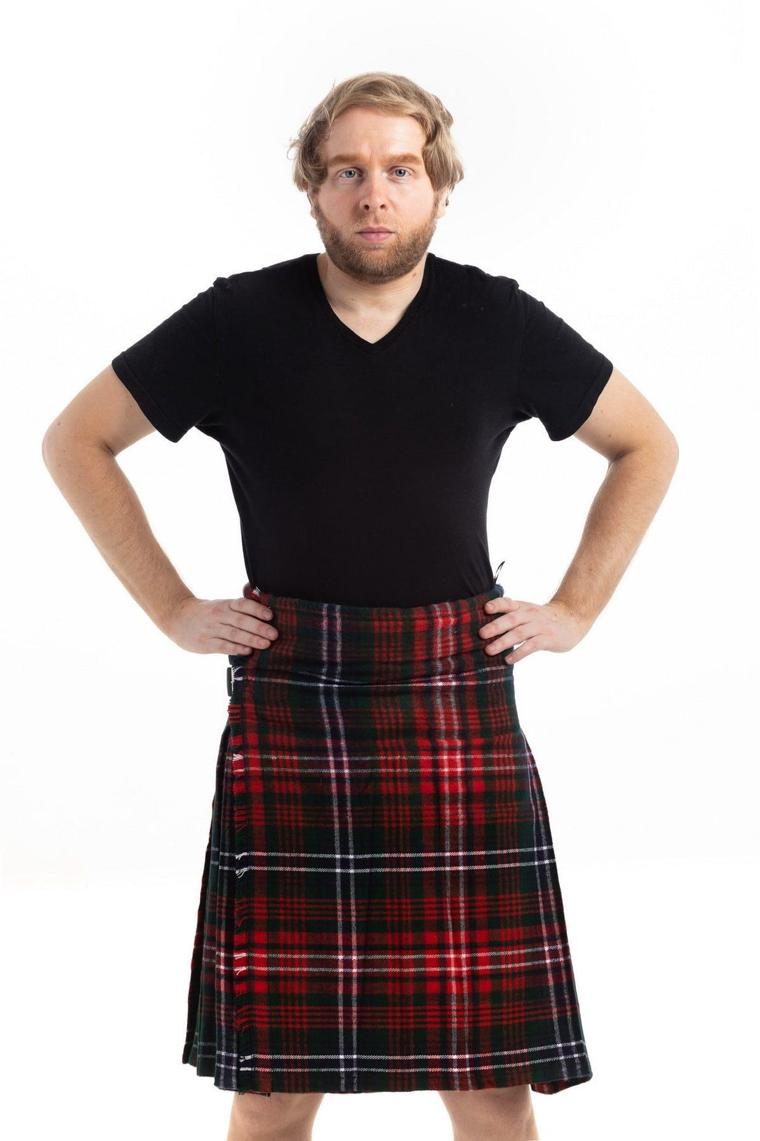 wilson tartan kilt - front