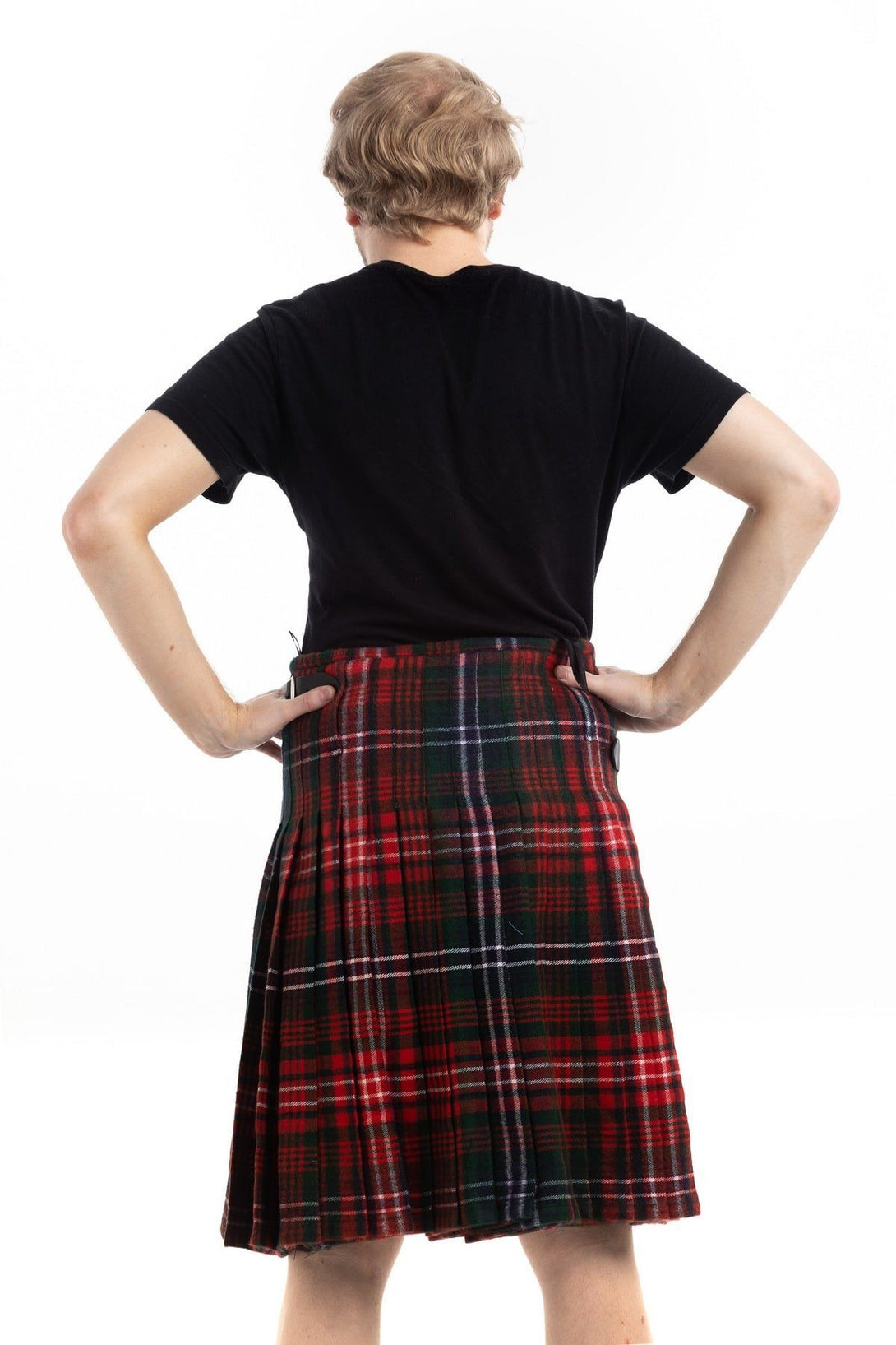 Wilson Tartan kilt - Back side view