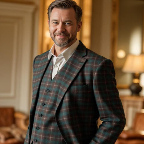 Tartan Notched Lapels