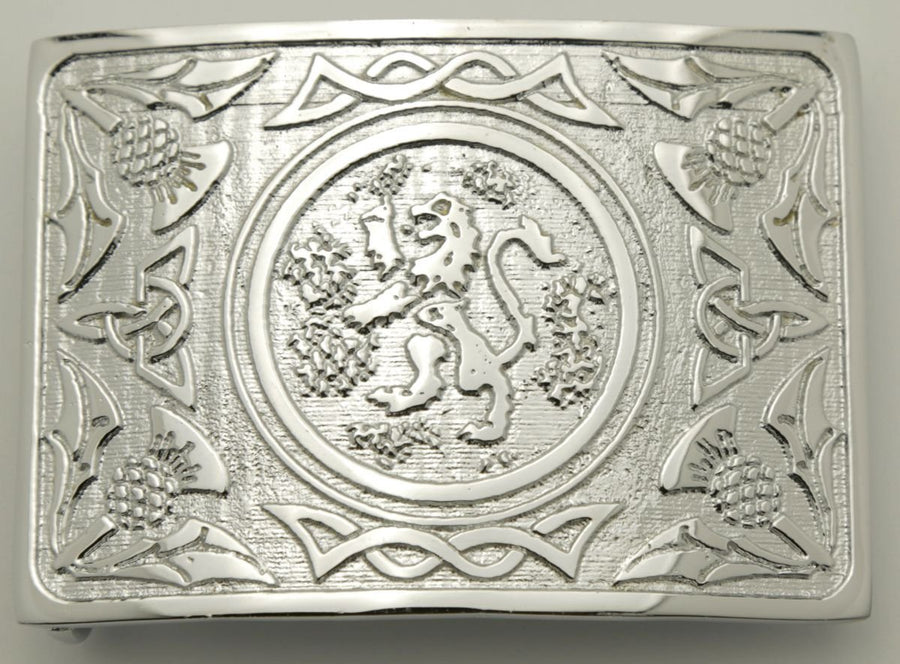 Highland Lion Rampant Buckle For Kilt Belt